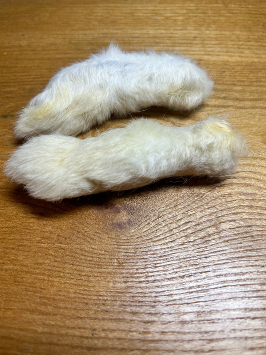 Hairy rabbit feet