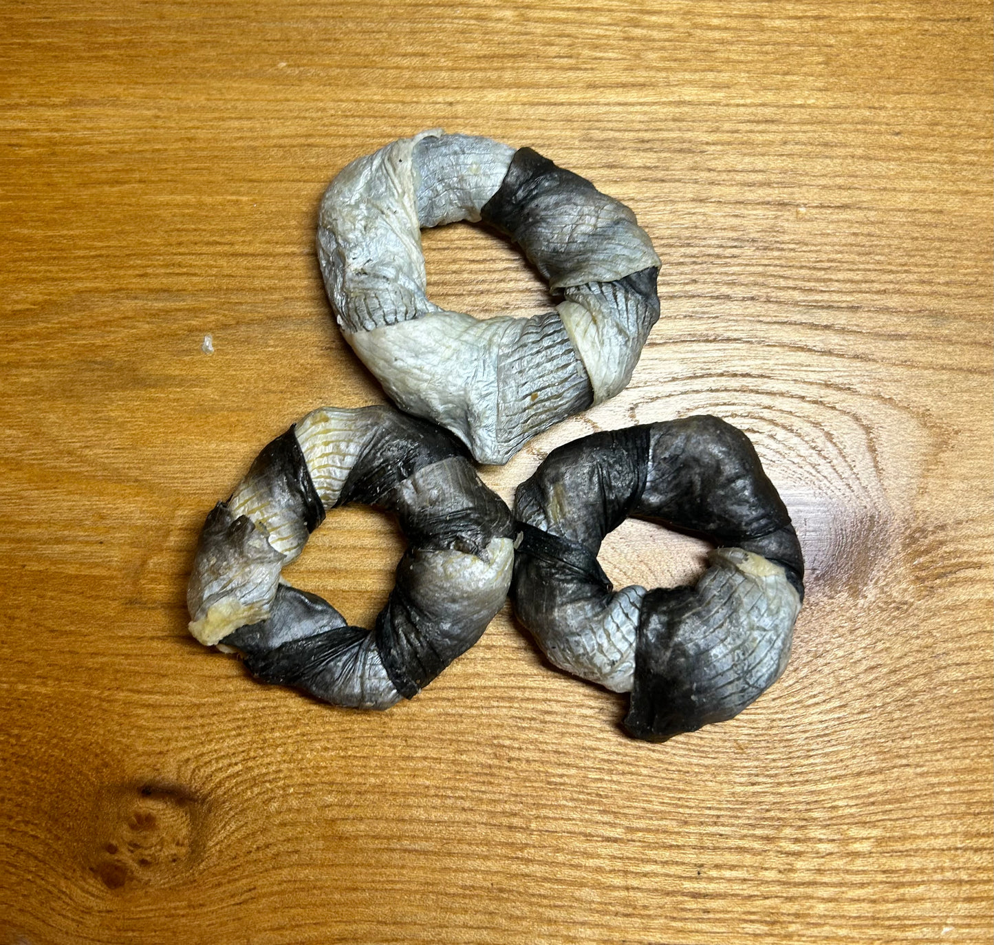 Fish skin donuts