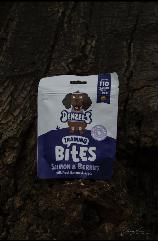 Denzels salmon and berry bites